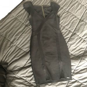 Guess black bandage dress